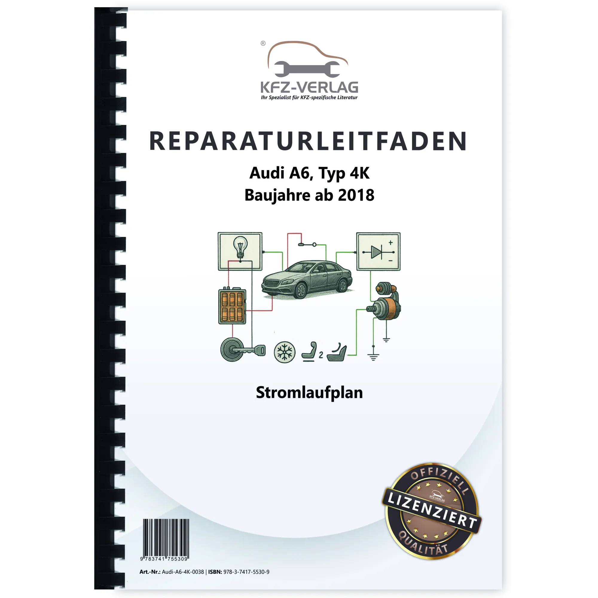 Audi A6 Typ 4K ab 2018 Schaltplan Stromlaufplan Verkabelung Elektrik Pläne