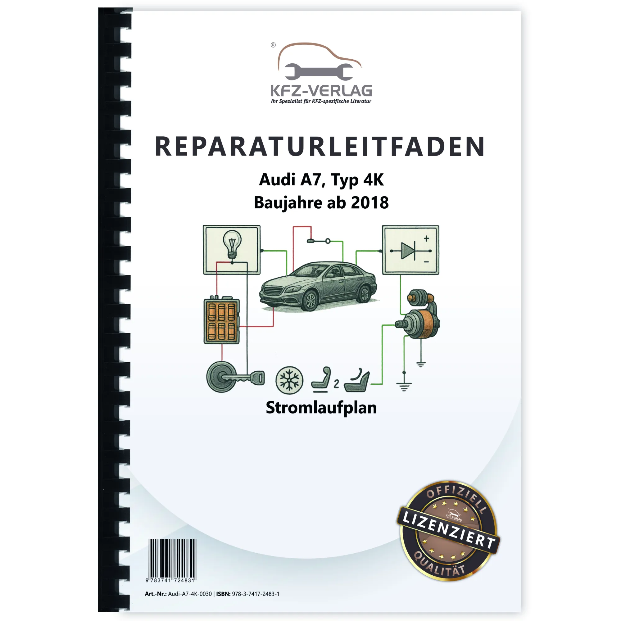 Audi A7 Typ 4K ab 2018 Schaltplan Stromlaufplan Verkabelung Elektrik Pläne Audi A7 Typ 4K ab 2018 Schaltplan Stromlaufplan Verkabelung Elektrik Pläne