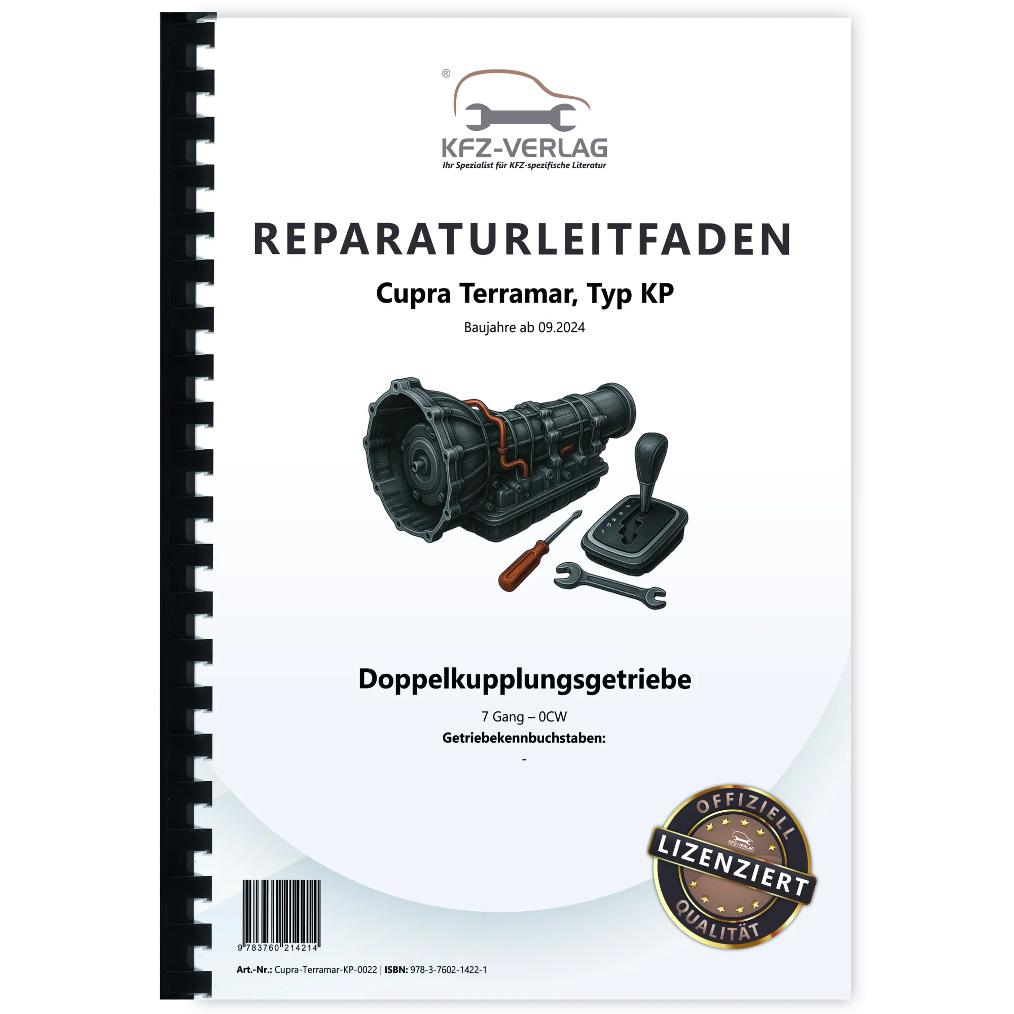 Cupra Terramar KP ab 2024 7 Gang Automatikgetriebe DKG 0CW Reparaturanleitung