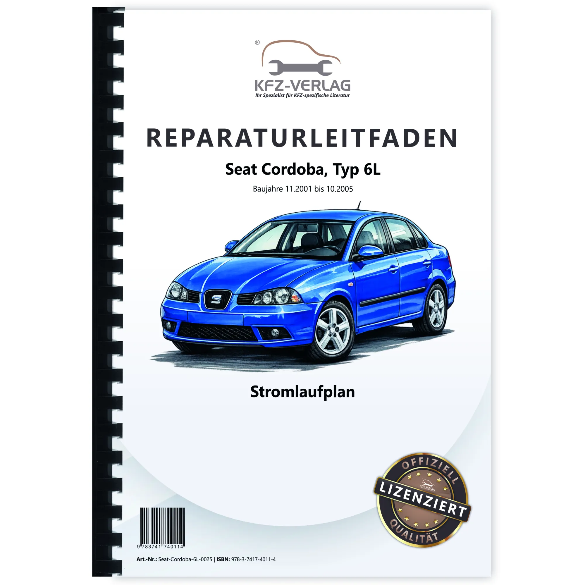 Seat Cordoba 6L 2001-2005 Schaltplan Stromlaufplan Verkabelung Elektrik Pläne
