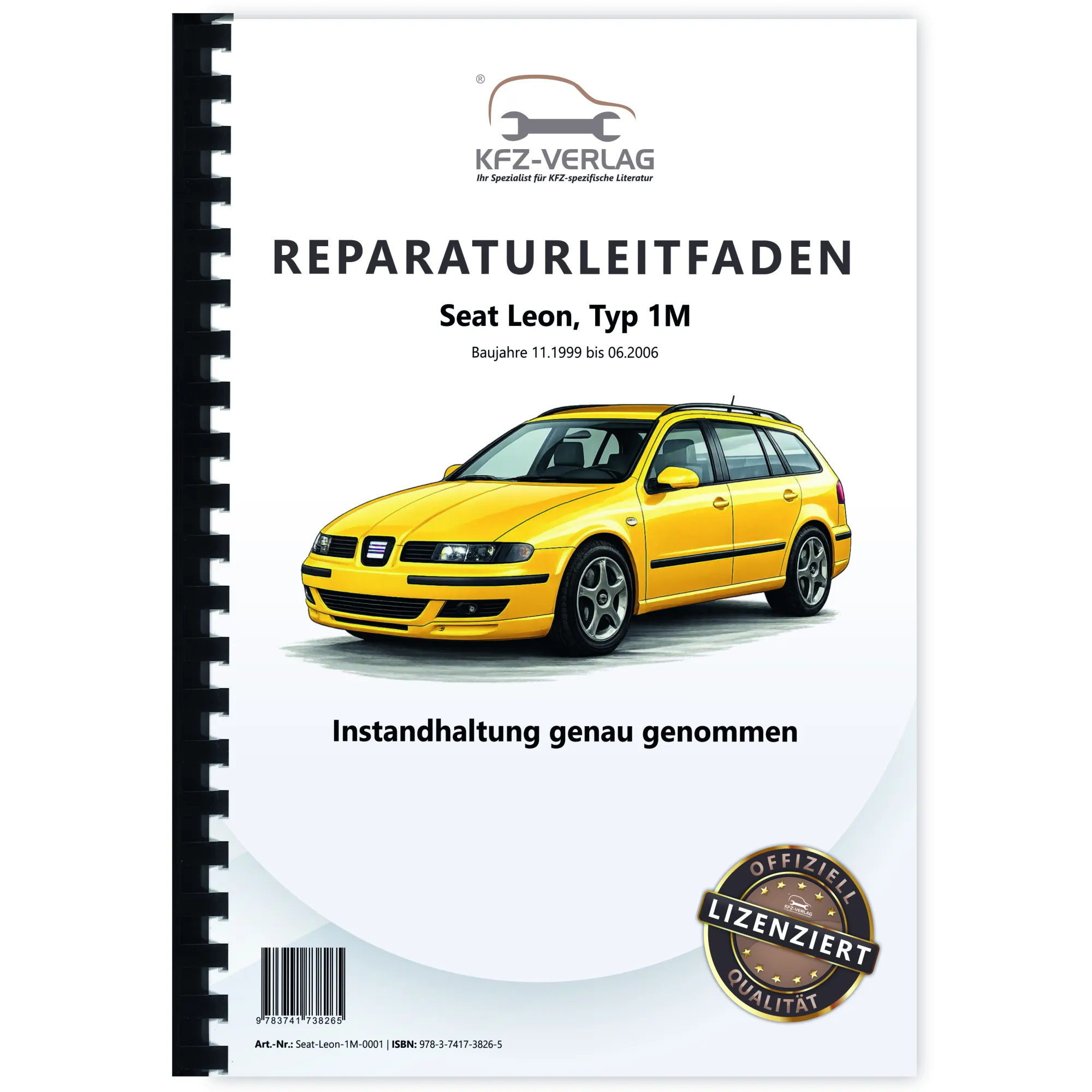 Seat Leon Typ 1M 1999-2006 Instandhaltung Inspektion Wartung Reparaturanleitung