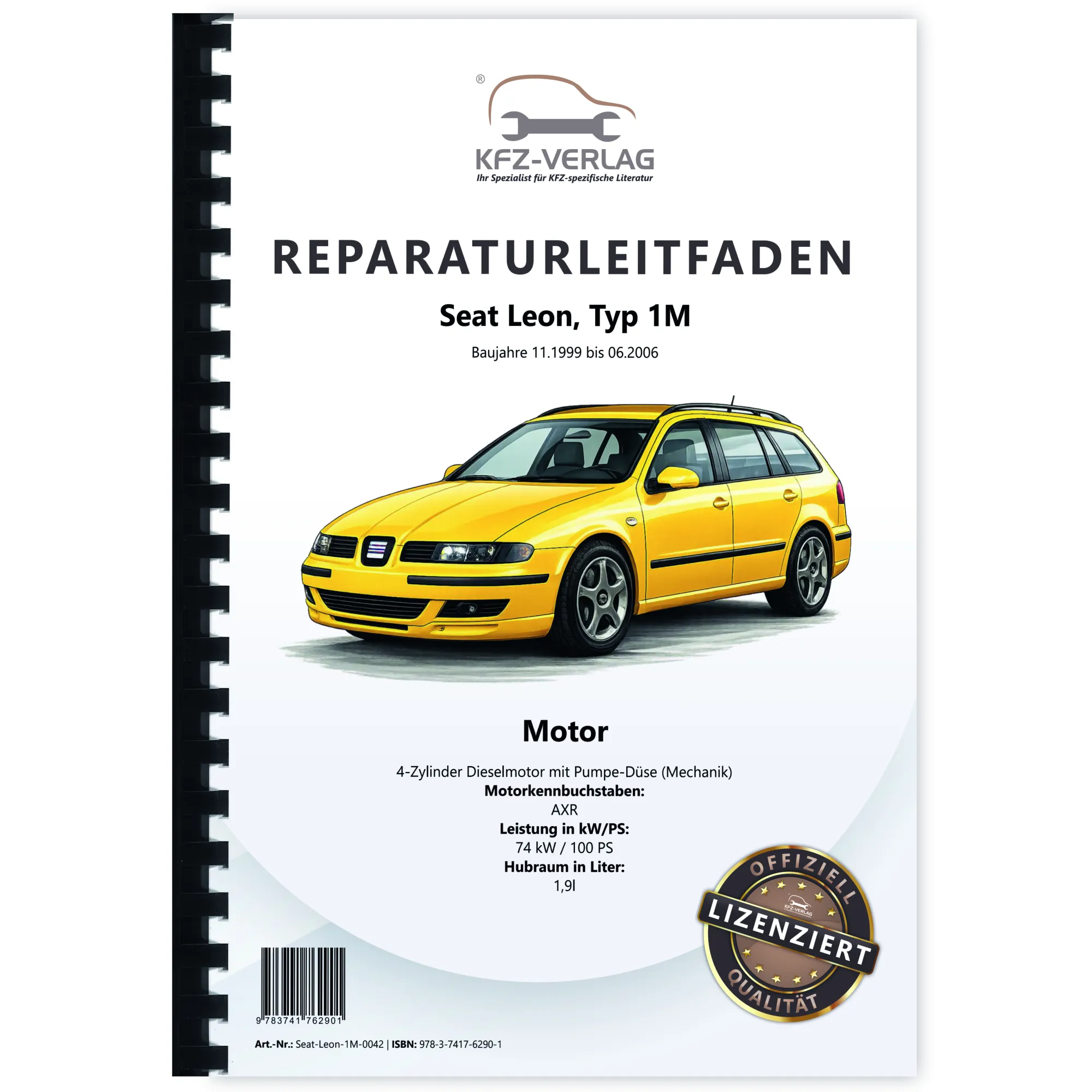 Seat Leon Typ 1M 1999-2006 4-Zyl. Dieselmotor 1,9l 100 PS Reparaturanleitung