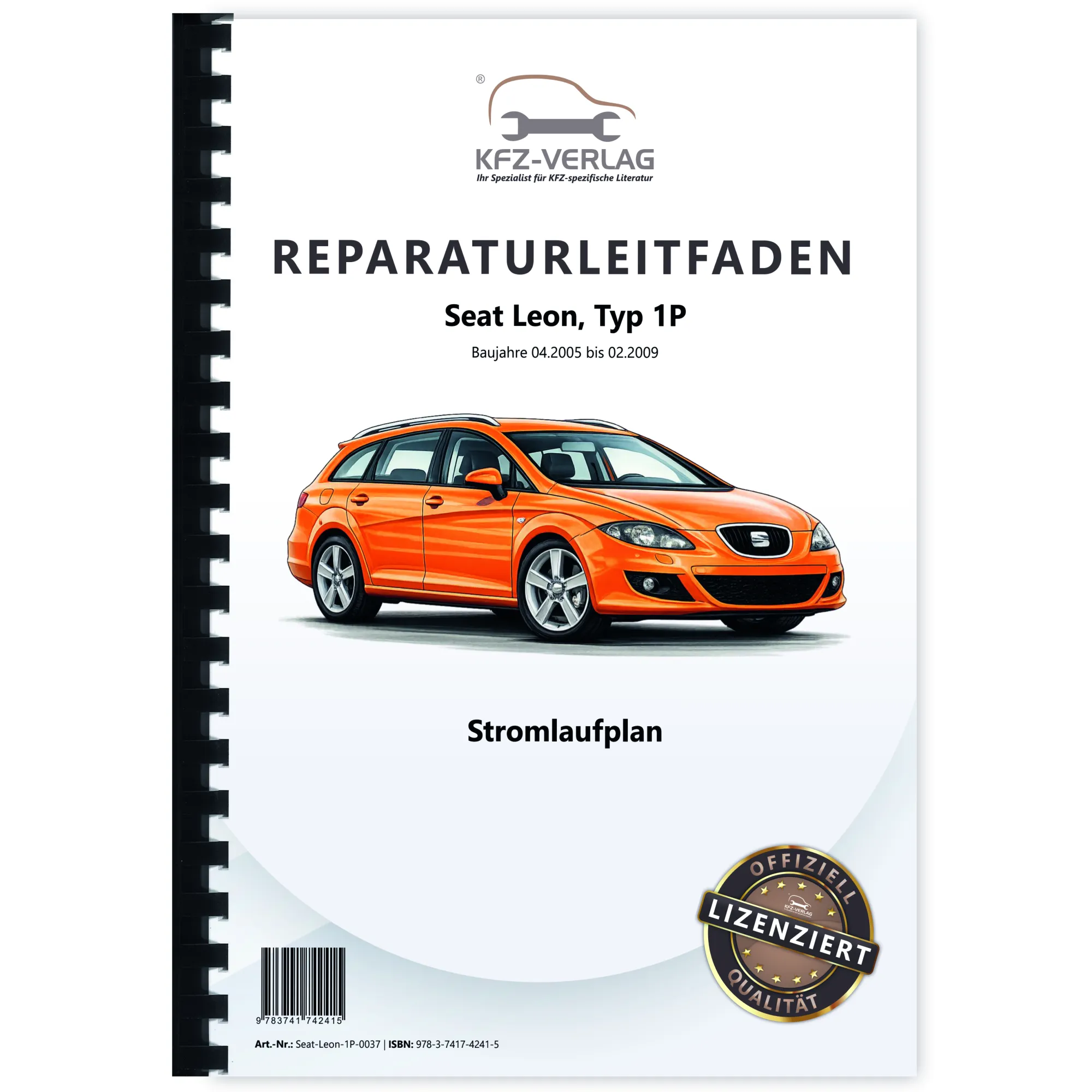 Seat Leon Typ 1P 2005-2009 Schaltplan Stromlaufplan Verkabelung Elektrik Pläne