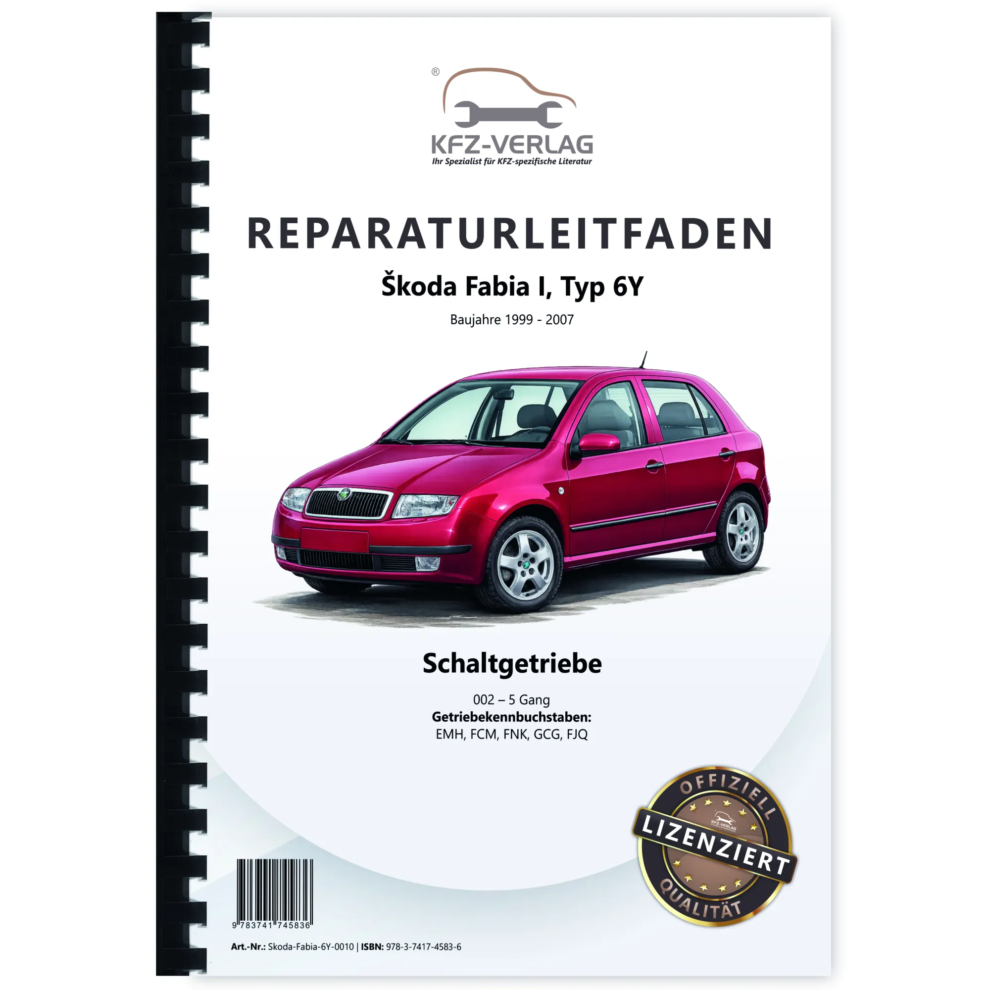 SKODA Fabia 6Y 1999-2007 5 Gang Schaltgetriebe 002 Kupplung Reparaturanleitung