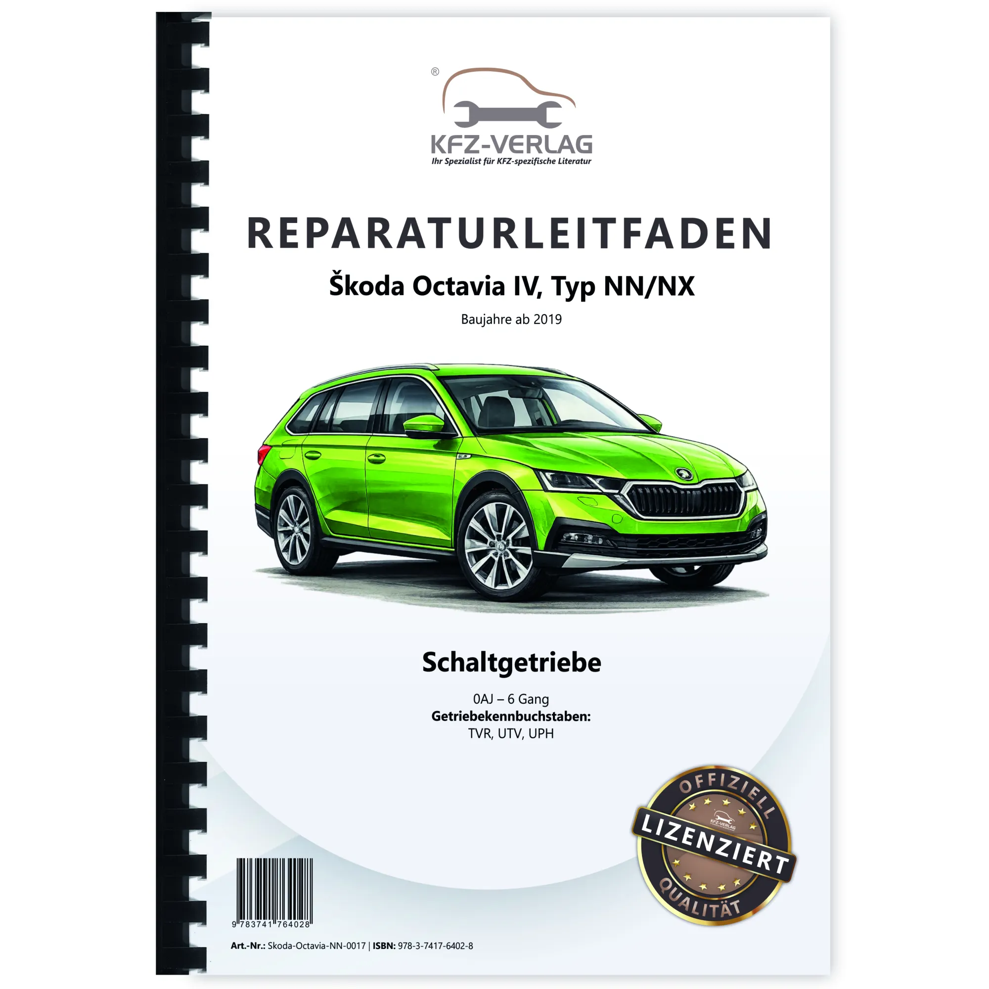 SKODA Octavia NN ab 2019 6 Gang Schaltgetriebe 0AJ Kupplung Reparaturanleitung