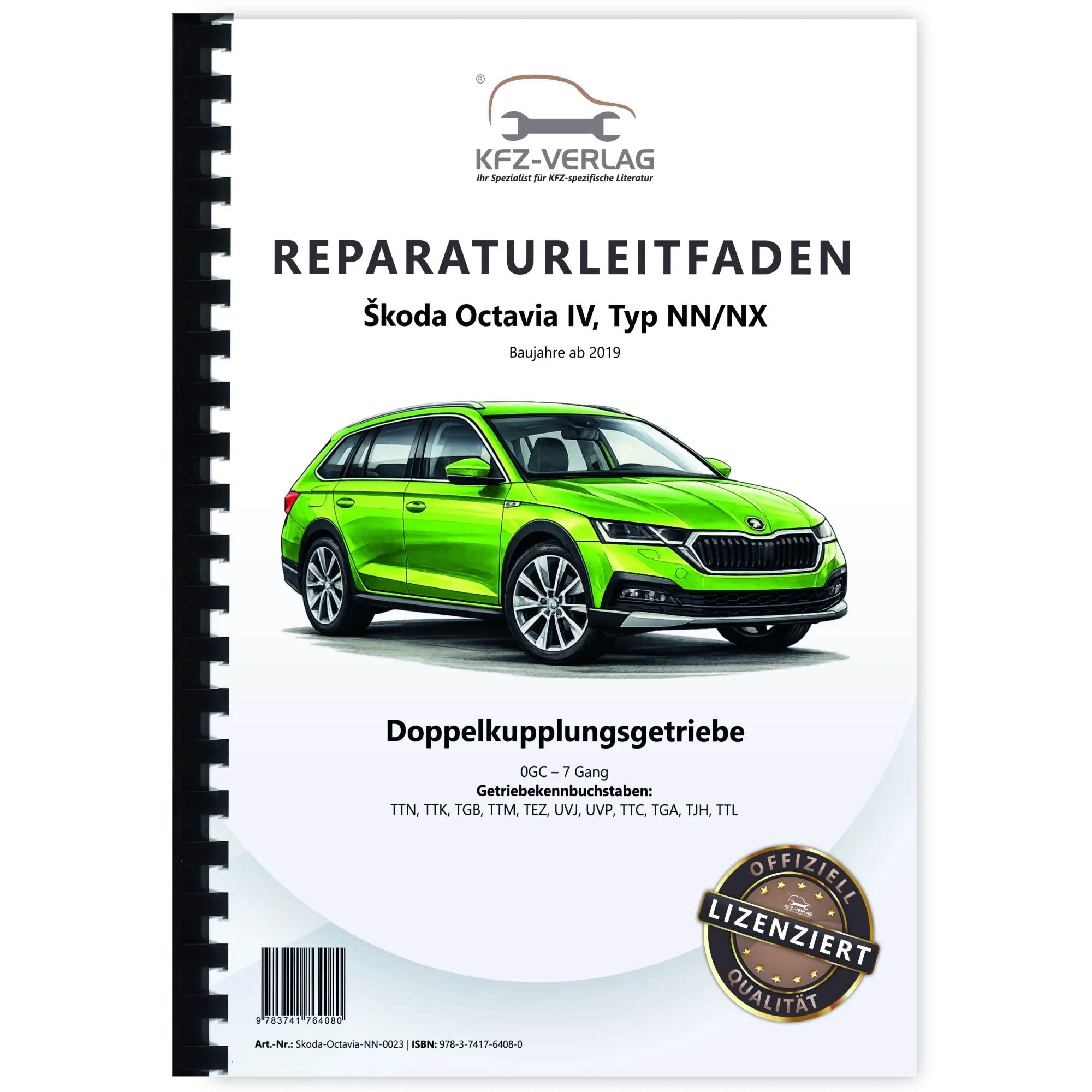 SKODA Octavia NN ab 2019 7 Gang Automatikgetriebe DSG DKG 0GC Reparaturanleitung