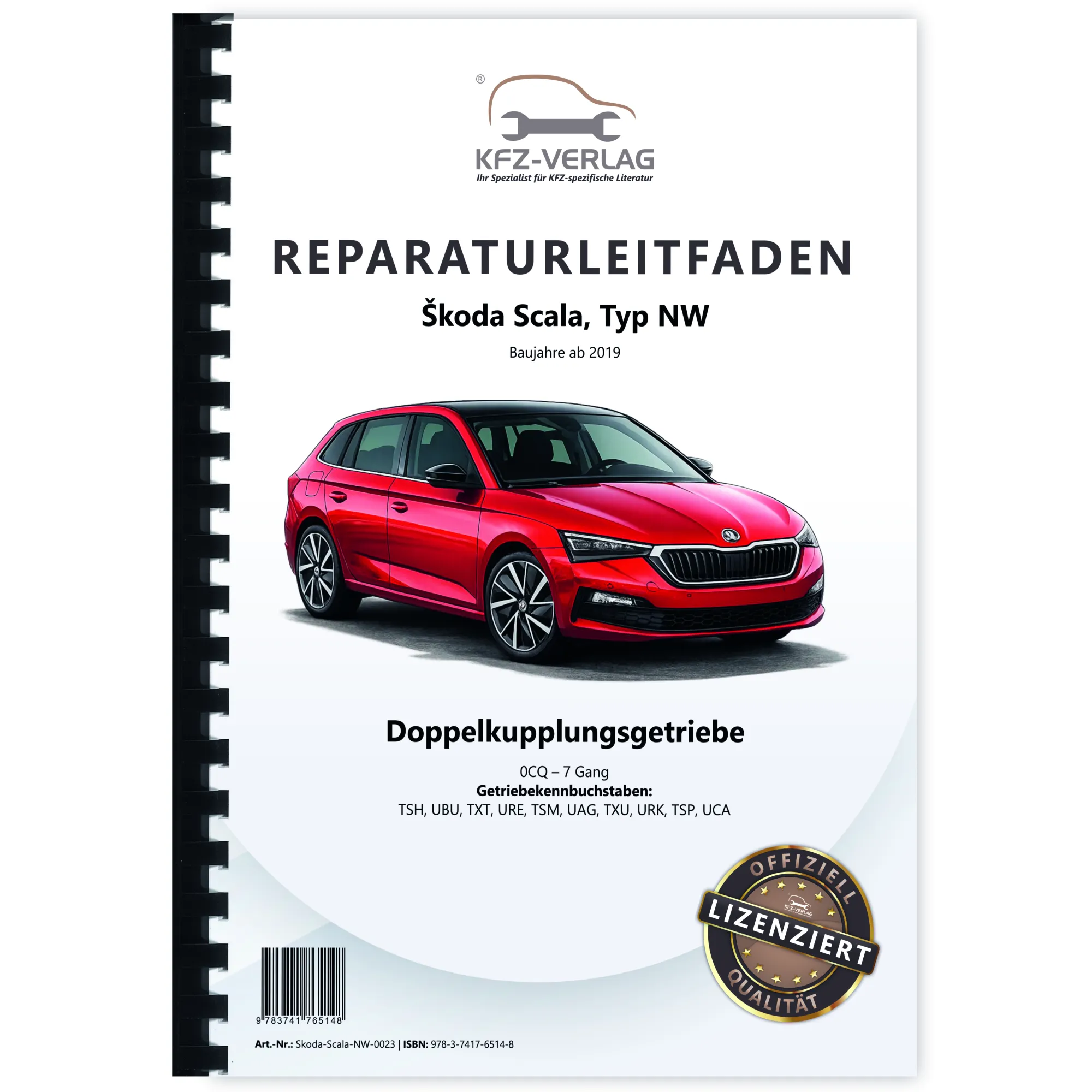 Skoda Scala NW ab 2019 7 Gang Automatikgetriebe DSG DKG 0CQ Reparaturanleitung