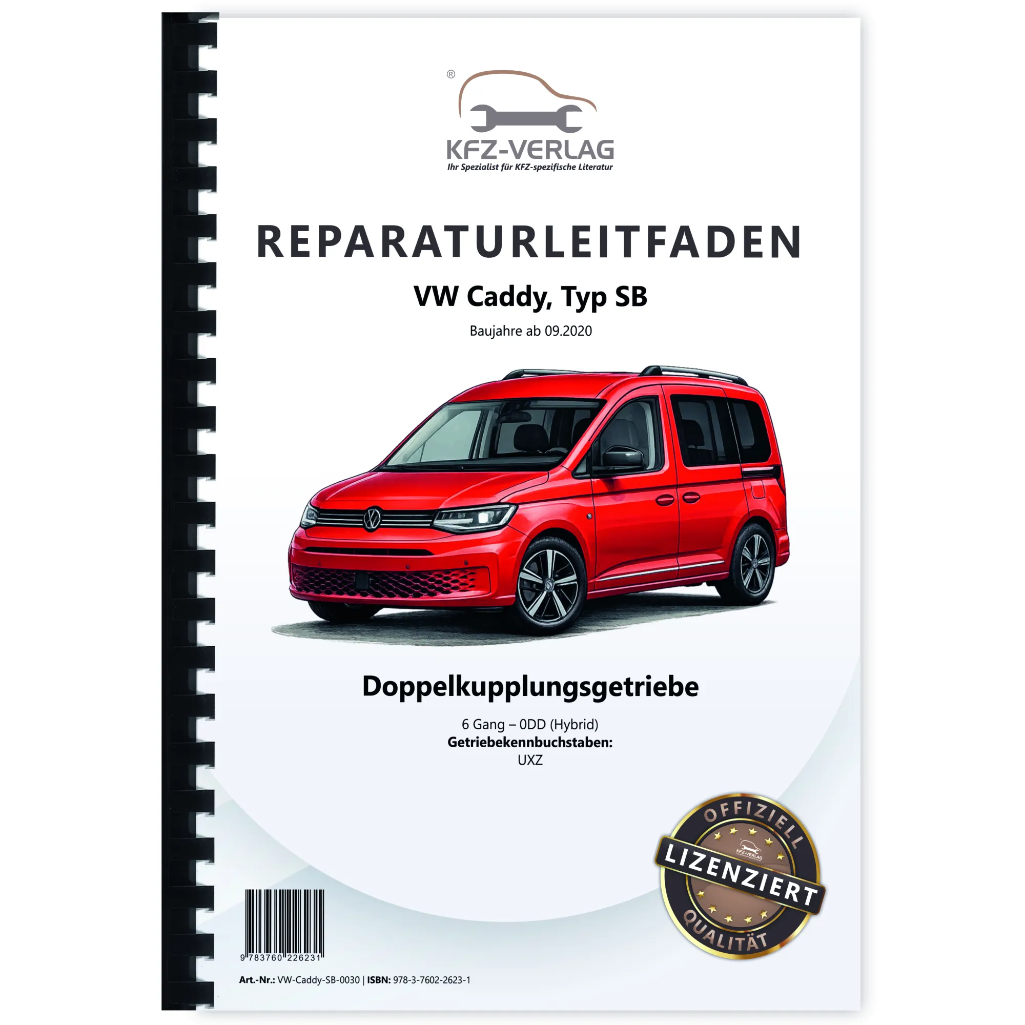 VW Caddy SB ab 2020 6 Gang Automatikgetriebe DKG 0DD Hybrid Reparaturanleitung