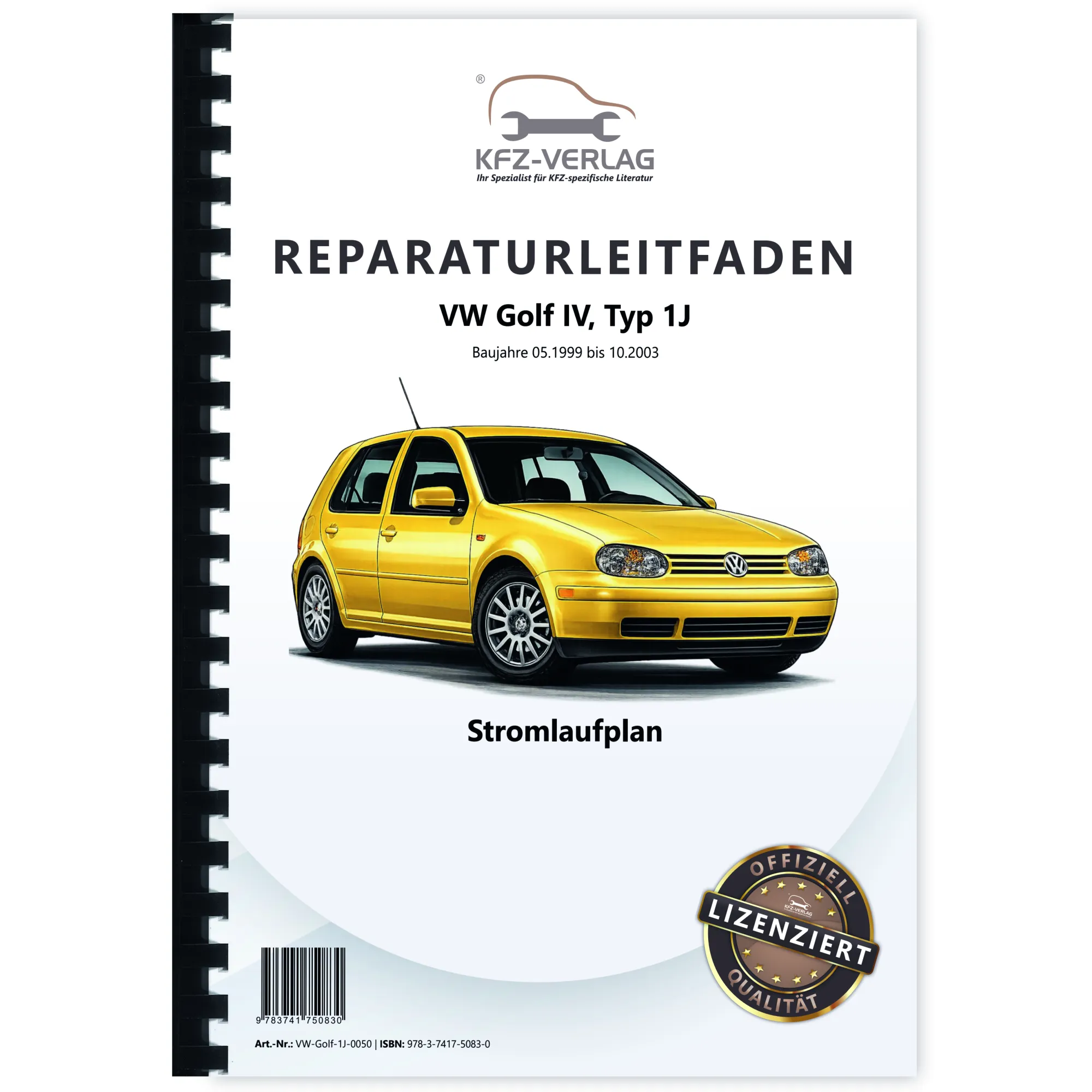 VW Golf 4 Typ 1J 1999-2006 Schaltplan Stromlaufplan Verkabelung Elektrik Pläne
