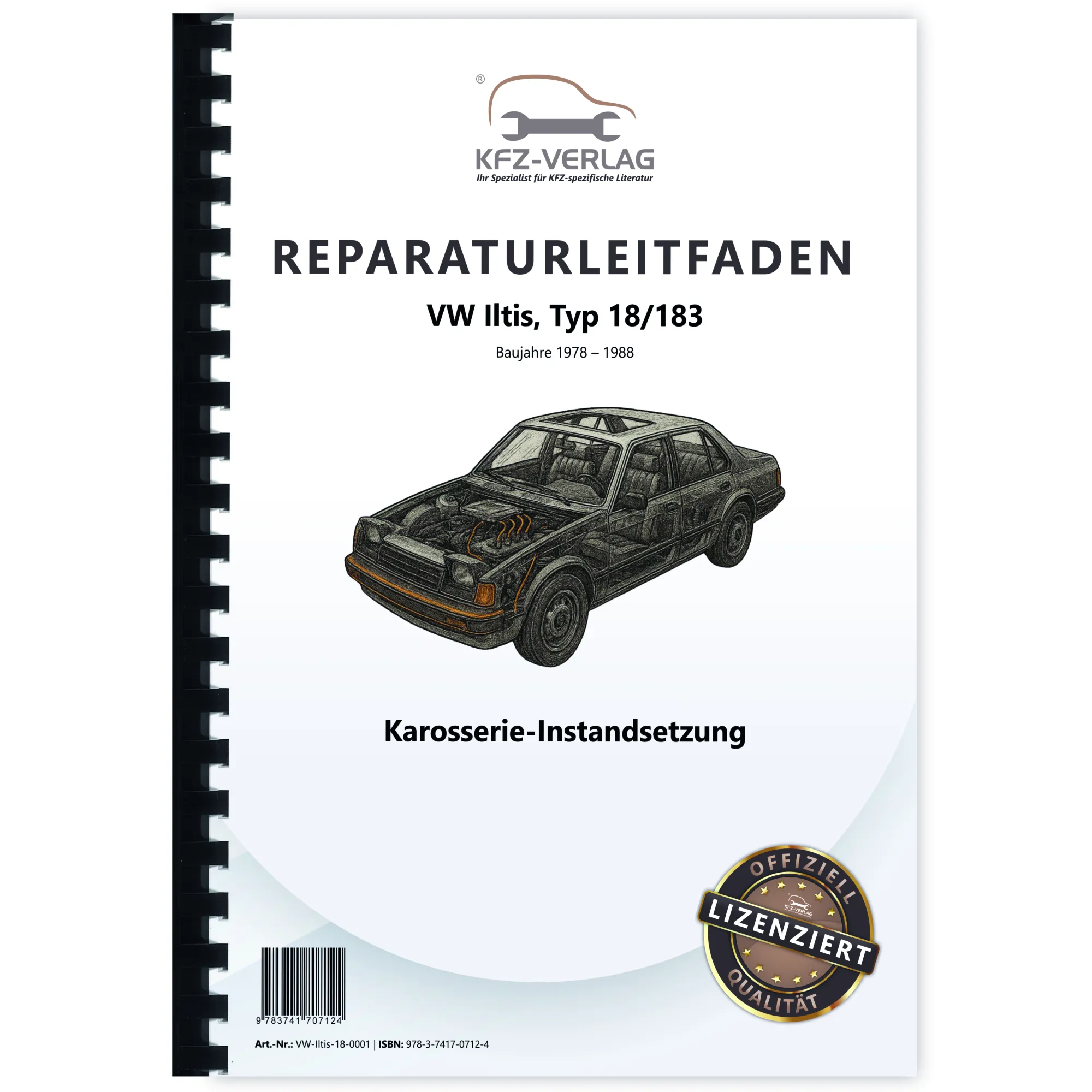 VW Iltis Typ 183 1978-1988 Karosserie Unfall Instandsetzung Reparaturanleitung