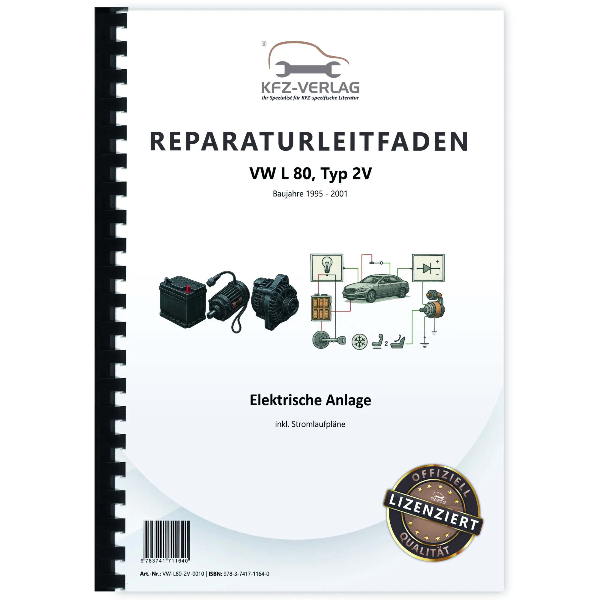 VW L 80 Typ 2V 1995-2001 Elektrische Anlage Schaltplan Pläne Reparaturanleitung VW L 80 Typ 2V 1995-2001 Elektrische Anlage Schaltplan Pläne Reparaturanleitung
