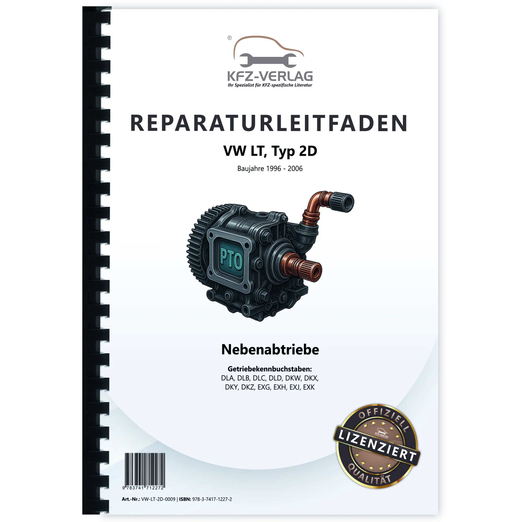 VW LT Typ 2D 1996-2006 Nebenabtriebe Getriebe Reparaturanleitung