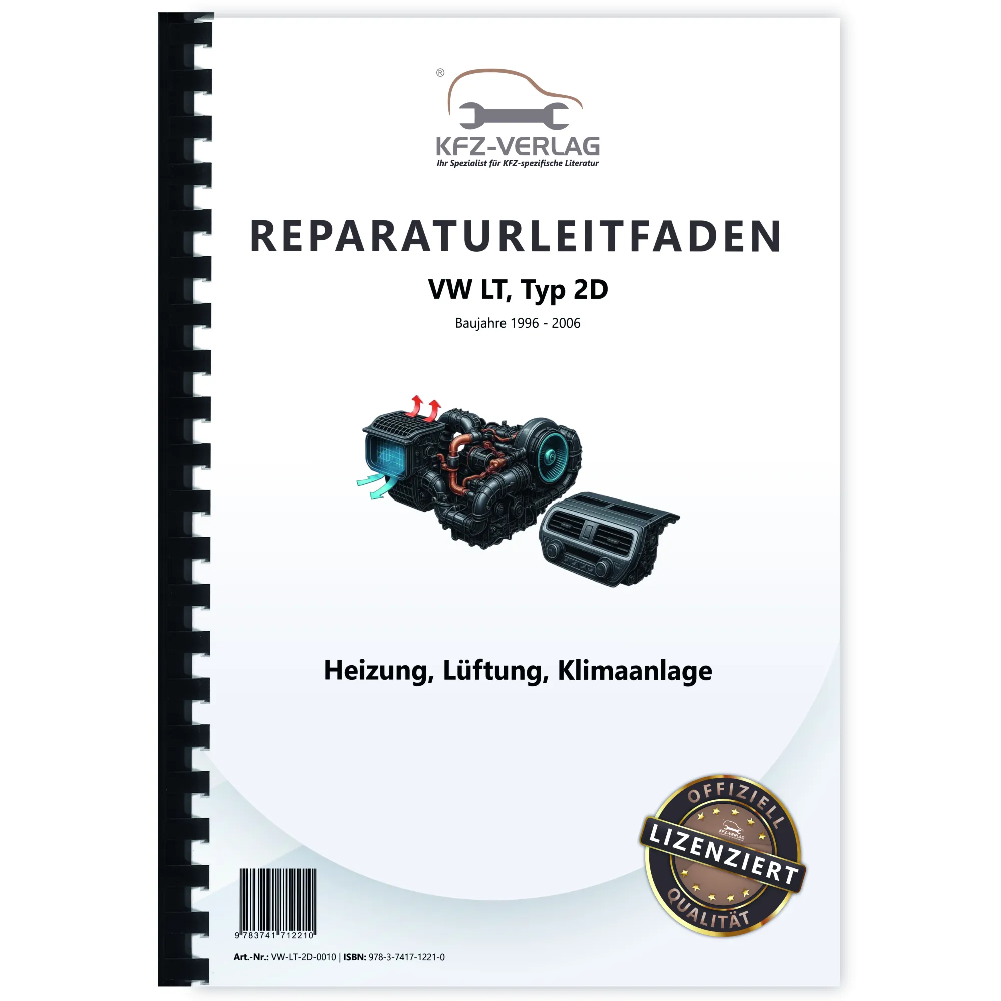 VW LT Typ 2D 1996-2006 Heizung Belüftung Klimaanlage Reparaturanleitung