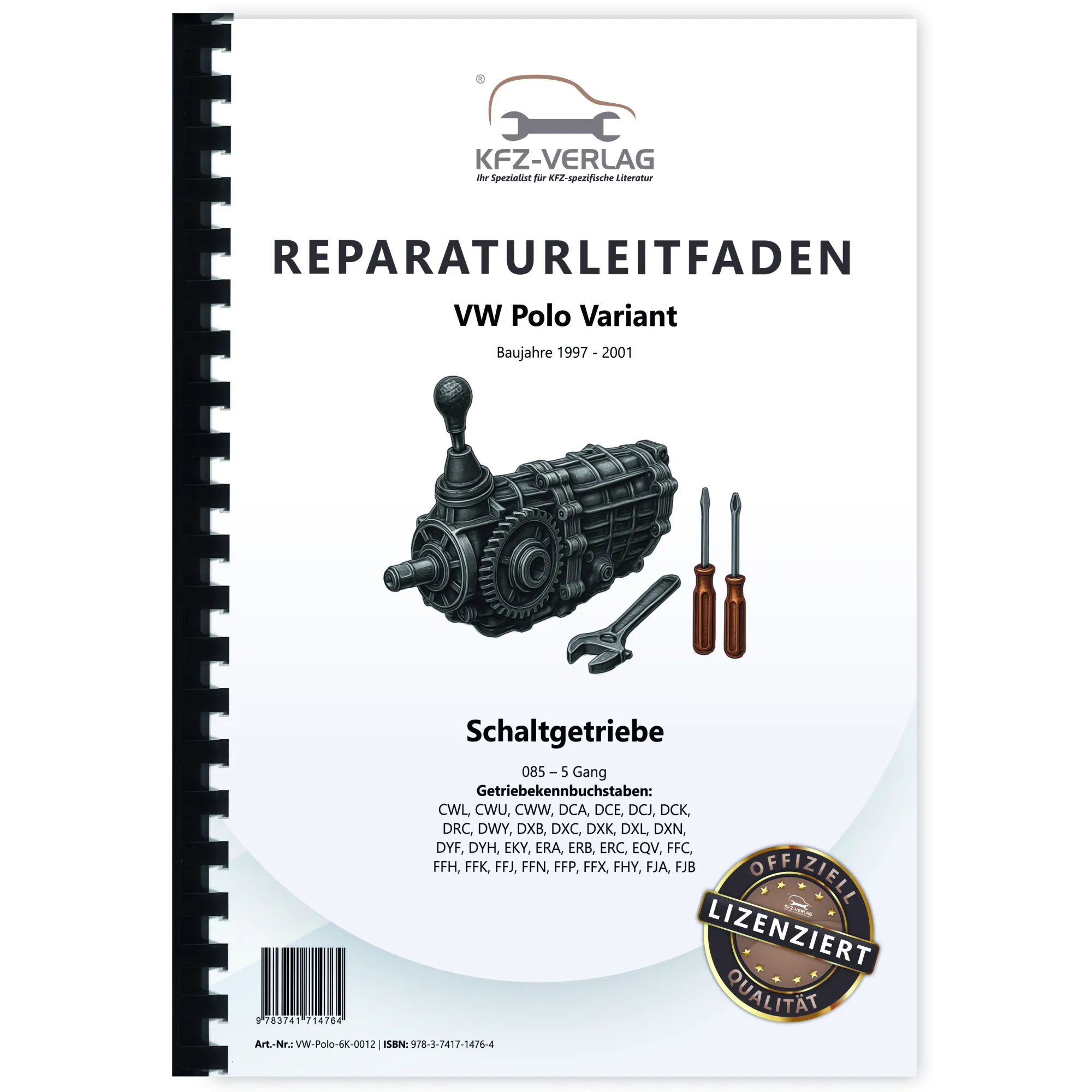 VW Polo 3 Typ 6K Variant 1997-2001 5 Gang Schaltgetriebe 085 Reparaturanleitung VW Polo 3 Typ 6K Variant 1997-2001 5 Gang Schaltgetriebe 085 Reparaturanleitung