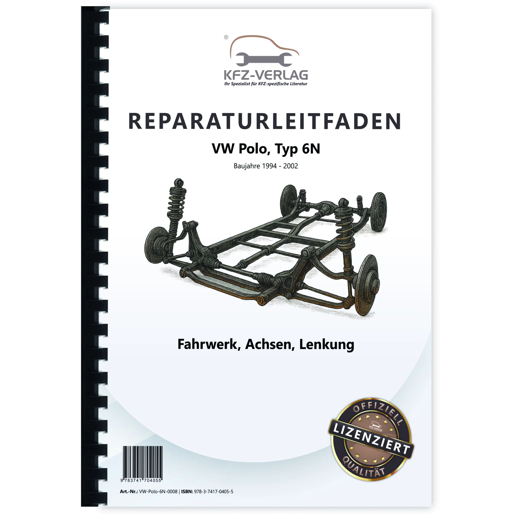 VW Polo 3 Typ 6N 1994-2002 Fahrwerk Achsen Lenkung Reparaturanleitung VW Polo 3 Typ 6N 1994-2002 Fahrwerk Achsen Lenkung Reparaturanleitung