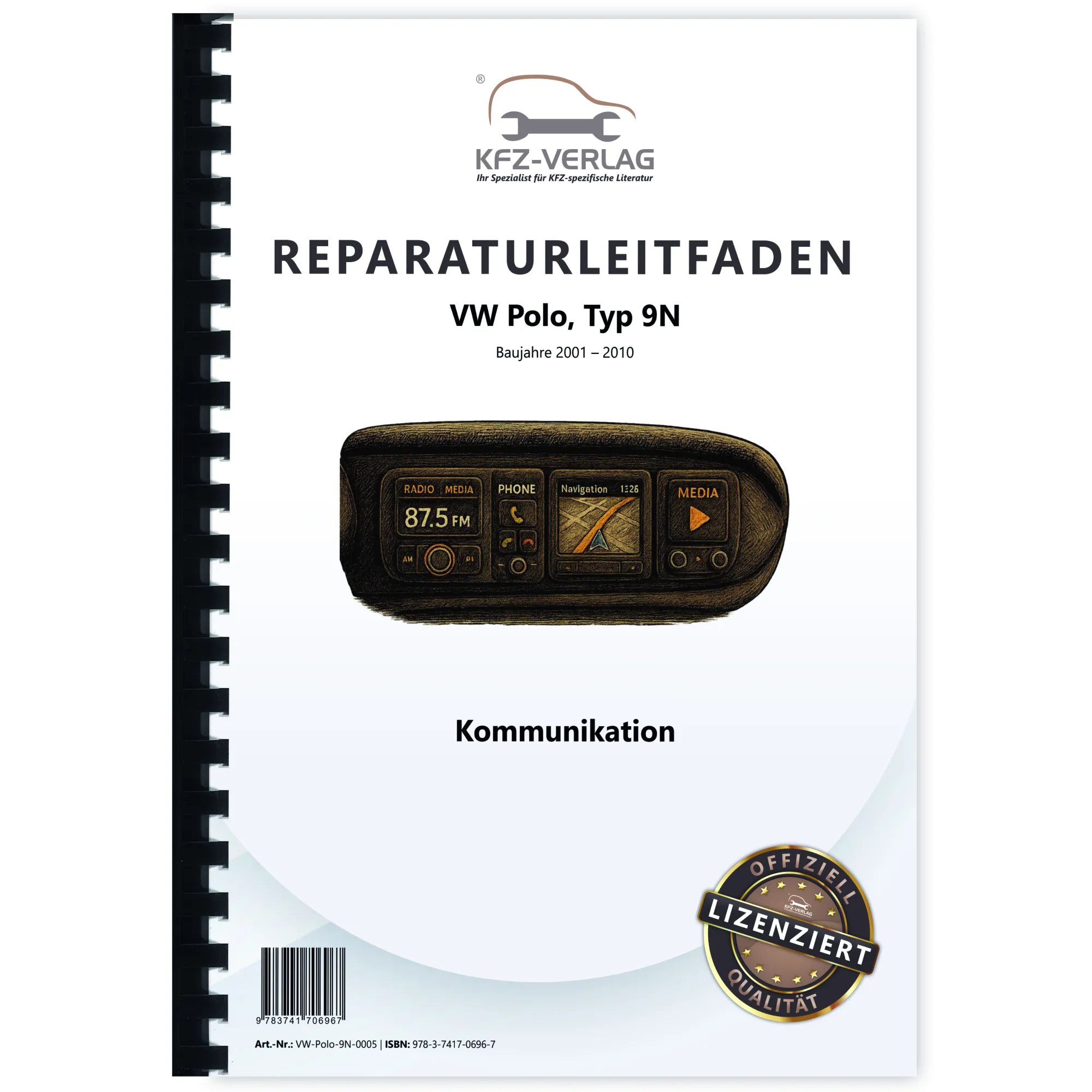VW Polo 4 Typ 9N (01-10) Radio Navigation Kommunikation Reparaturanleitung