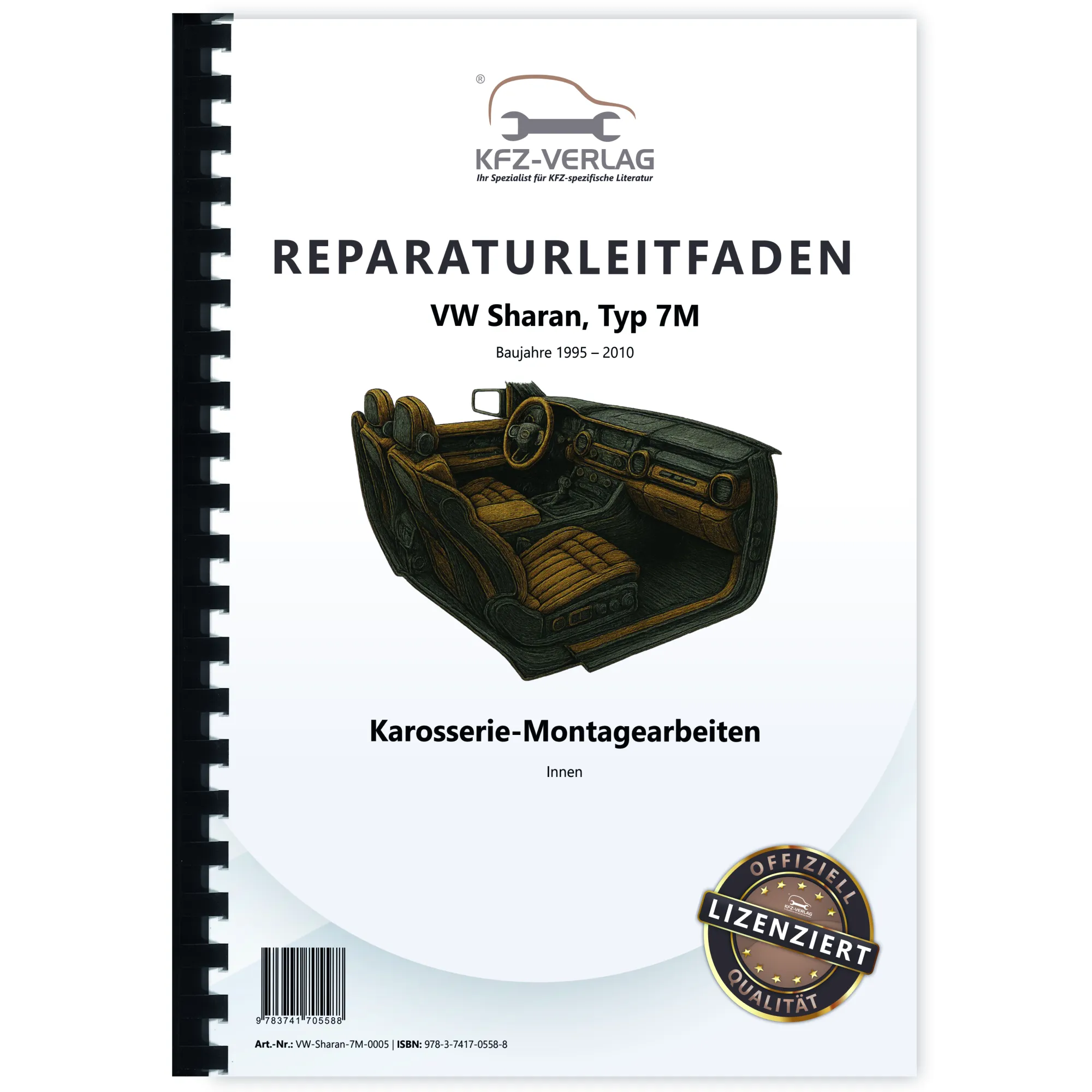 VW Sharan Typ 7M (95-10) Karosserie Montagearbeiten Innen Reparaturanleitung VW Sharan Typ 7M (95-10) Karosserie Montagearbeiten Innen Reparaturanleitung