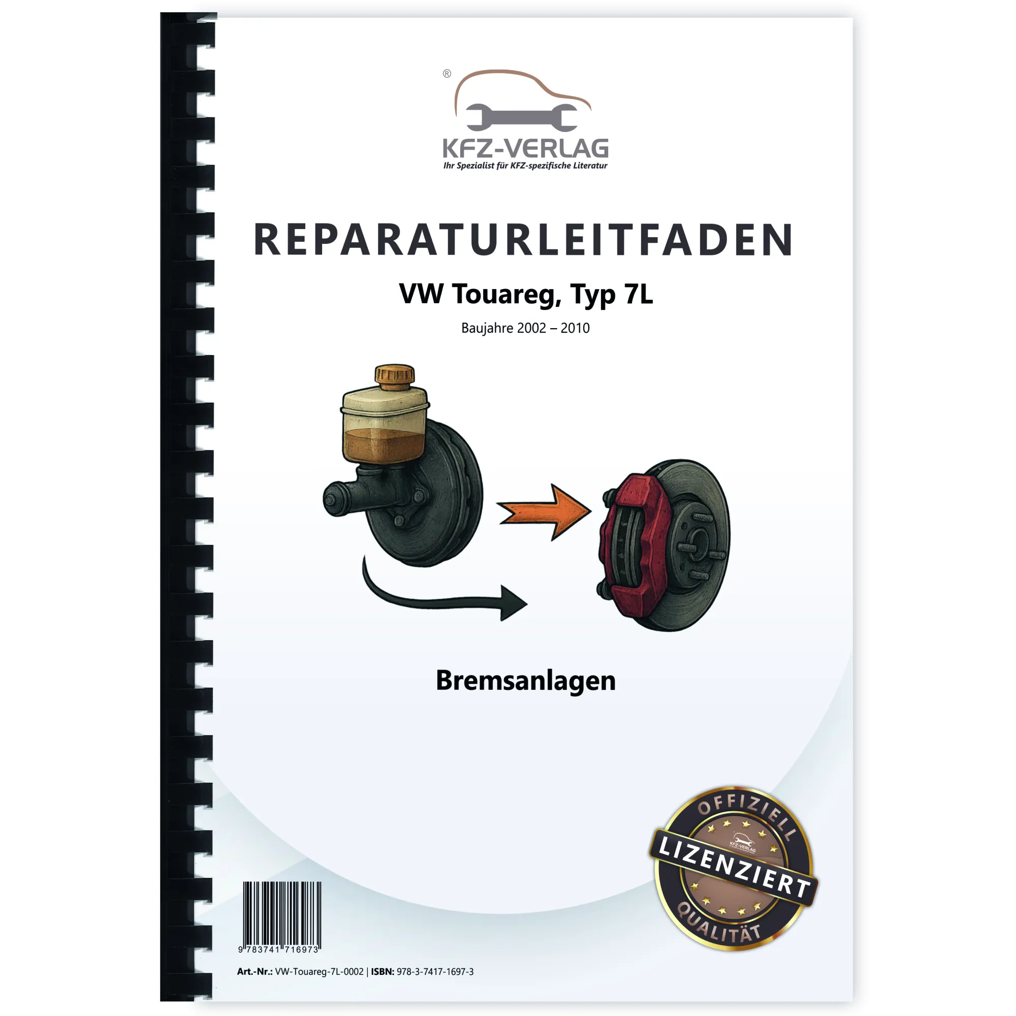 VW Touareg Typ 7L (02-10) Bremsanlagen Bremsen System Reparaturanleitung