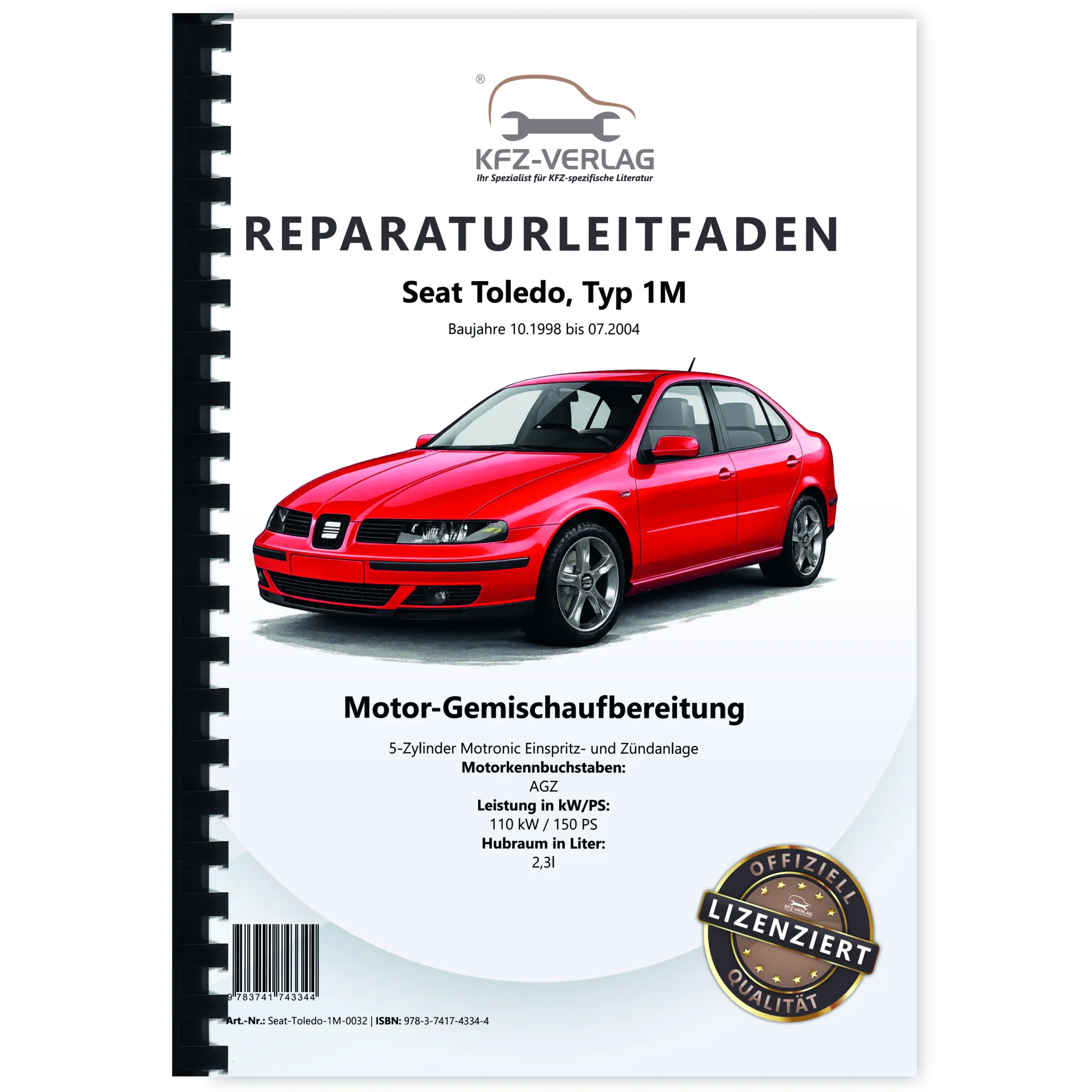 Seat Toledo 1M (98-04) Motronic Einspritz- Zündanlage 150 PS Reparaturanleitung