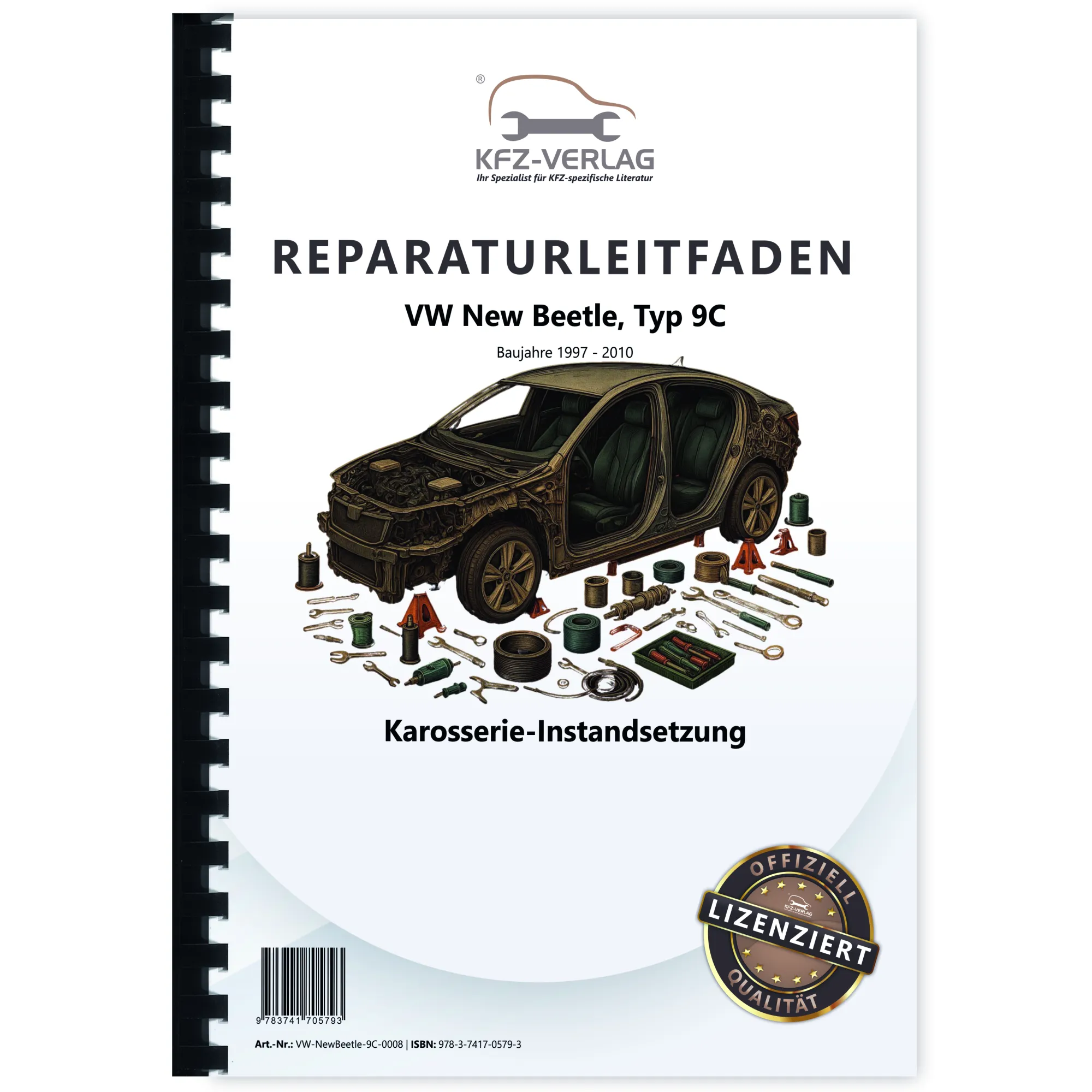 VW New Beetle Typ 9C (97-10) Karosserie Unfall Instandsetzung Reparaturanleitung VW New Beetle Typ 9C (97-10) Karosserie Unfall Instandsetzung Reparaturanleitung